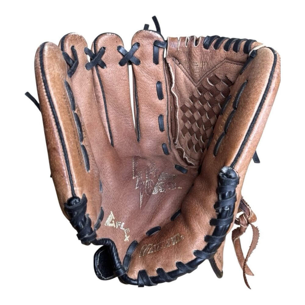 Mizuno Prospect Powerclose GPP1105Y1 11.5" Youth Brown Sure Fit Glove Left Hand